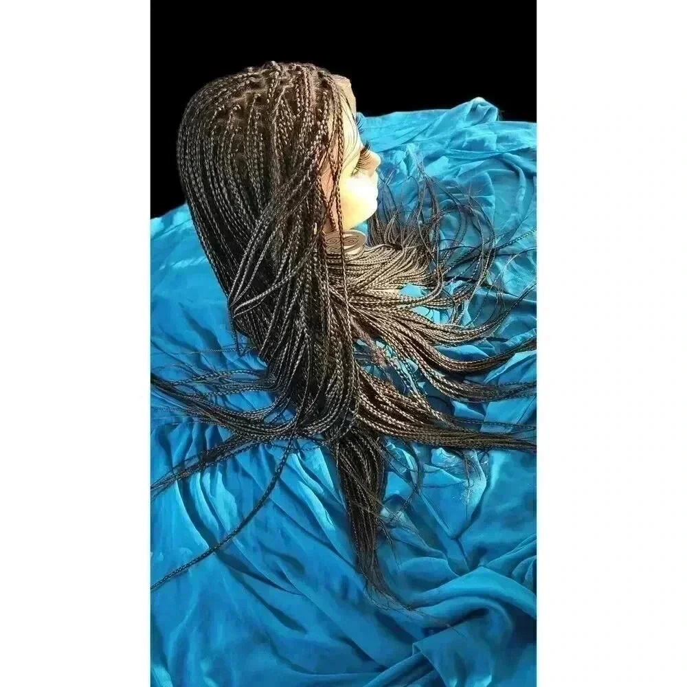 Pain-Free 22" Knotless Box Braids with Lace Closure and Baby Hair - Instant, NWT - Picture 5 of 15